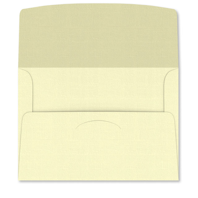 Tuck Flap Envelopes Pale Yellow 140 x 200 mm