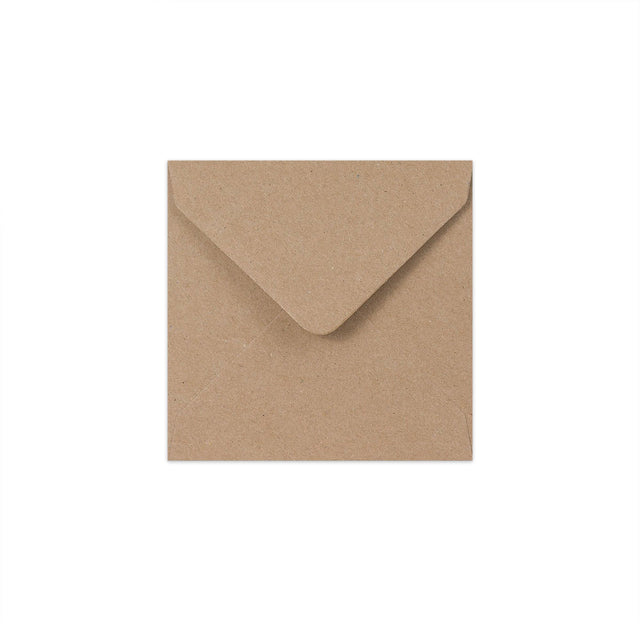 Kraft V-Flap Gummed Envelopes 110 Gsm Fleck 116 x 116 mm