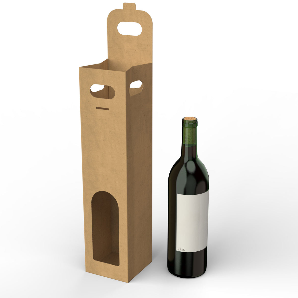 Darčekový kartónový obal na víno (75 cl.)