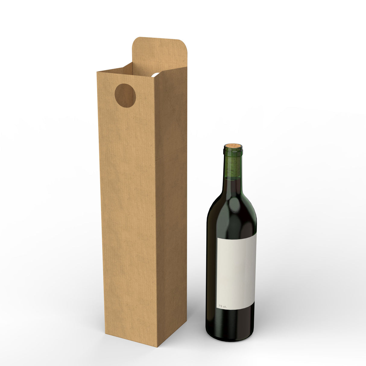 Darčekový kartónový obal na víno (75 cl.)