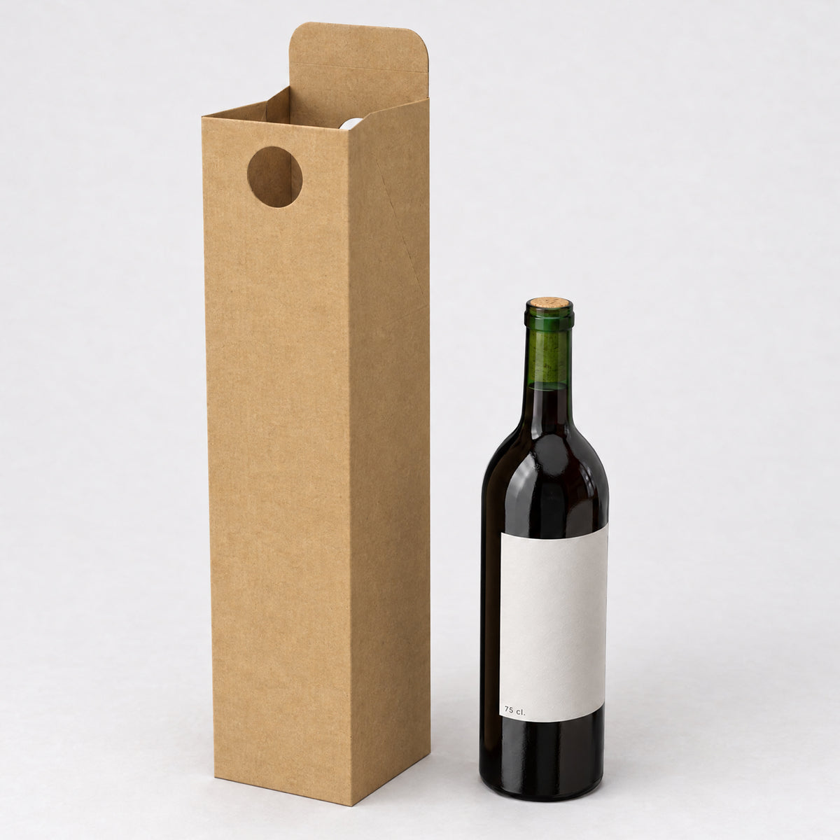 Darčekový kartónový obal na víno (75 cl.)