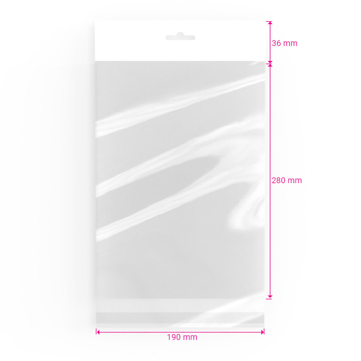 Celofánové vrecká (s držiakom) (OPP)