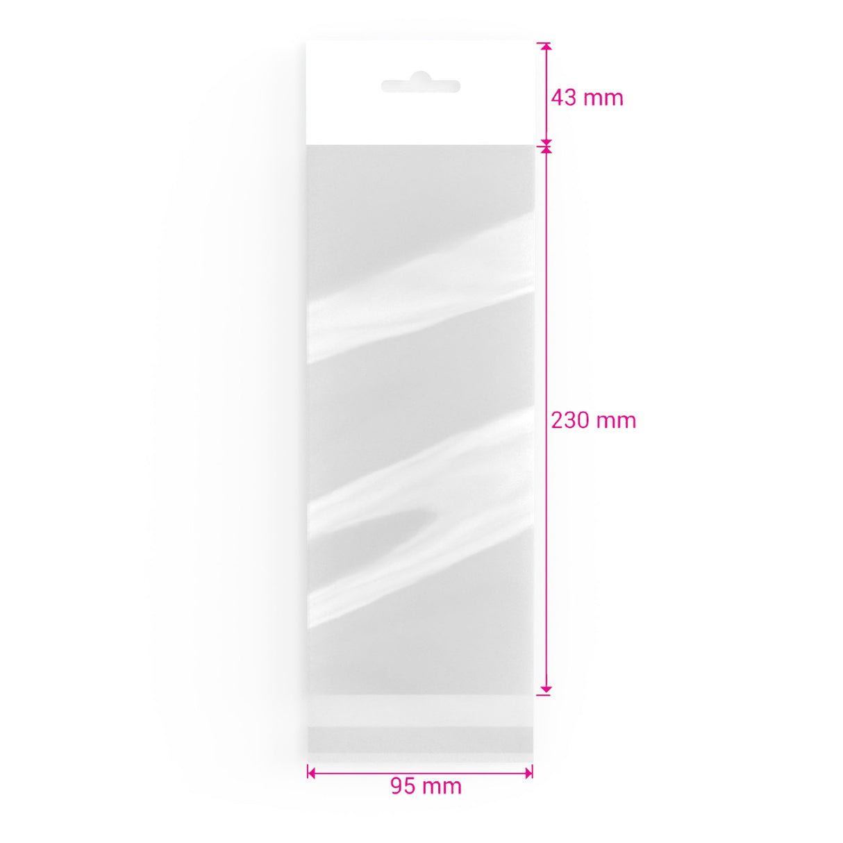 Celofánové vrecká (s držiakom) (OPP)