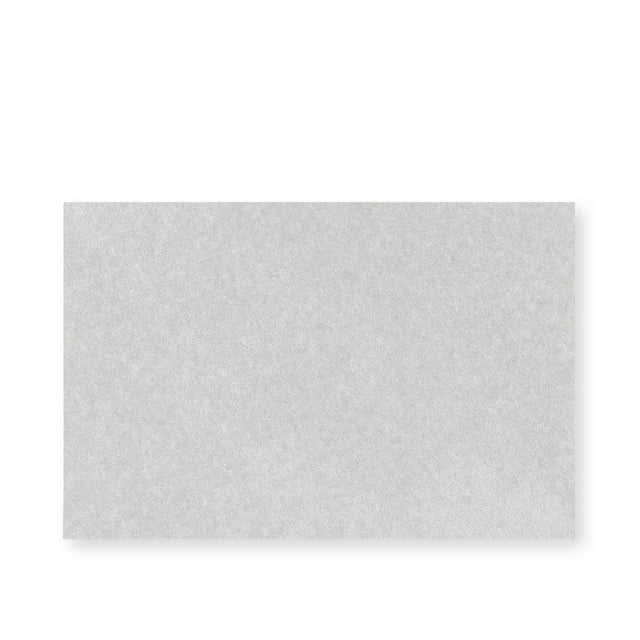 Metallic Silver Gummed V-Flap Greeting Card Envelope (62 x 94mm)