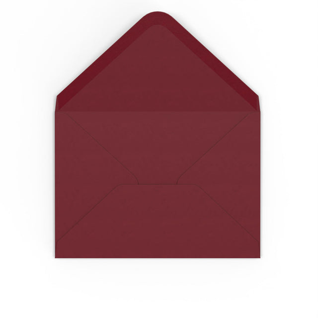 Burgundy envelopes Burgundy 133 x 184 mm Gummed