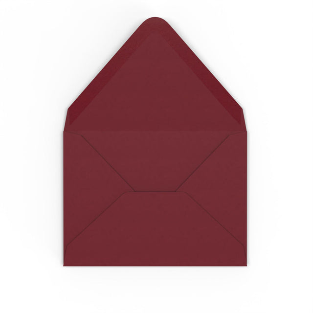 Burgundy envelopes Burgundy 82 x 113 mm (C7) Gummed