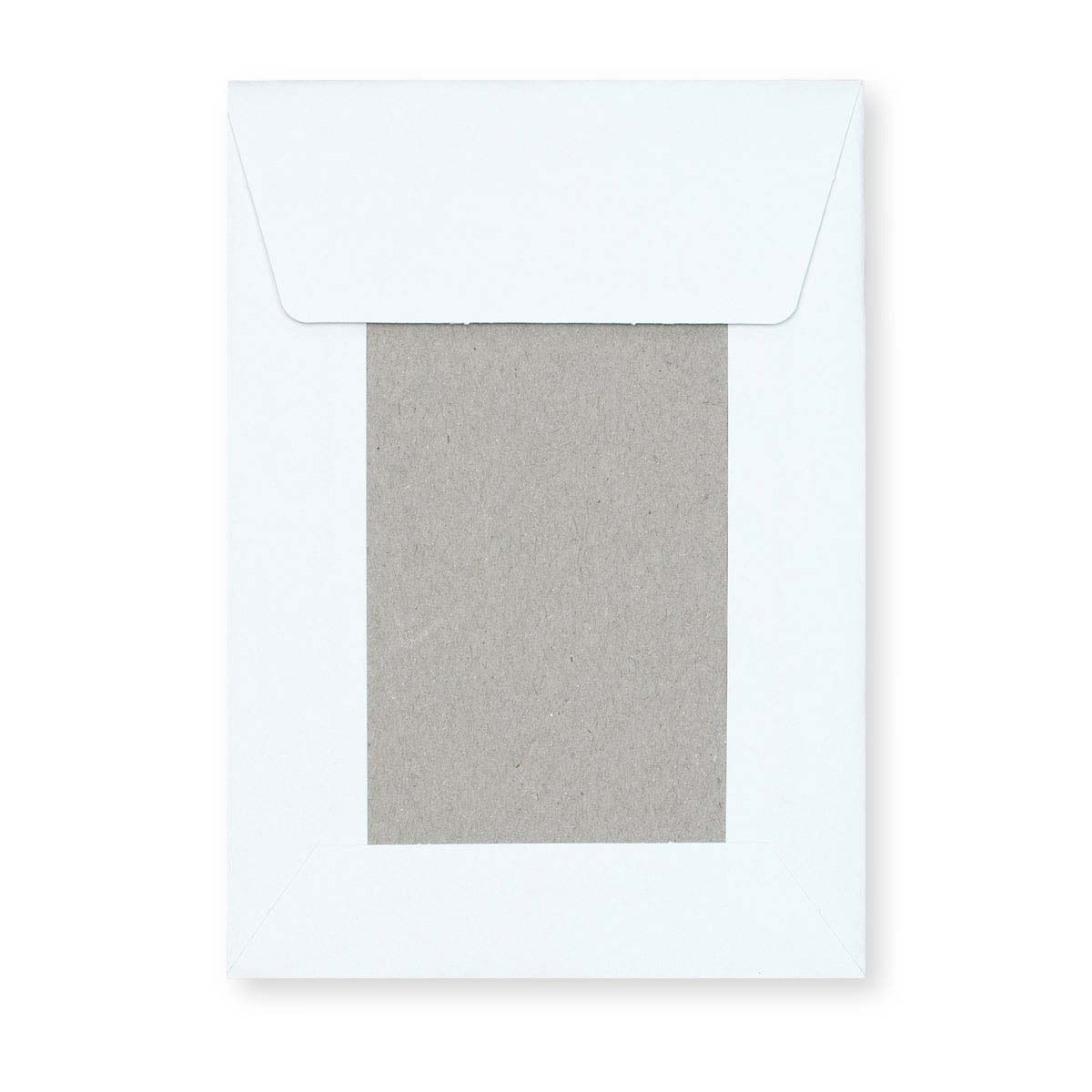 Biela Obálka s Kartónovou Zadnou Stenou 162x114 mm (C6)