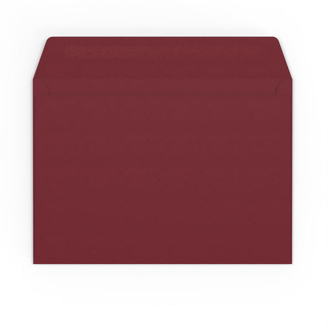 Burgundy envelopes Burgundy 162 x 229 mm (C5) Peel and Seal