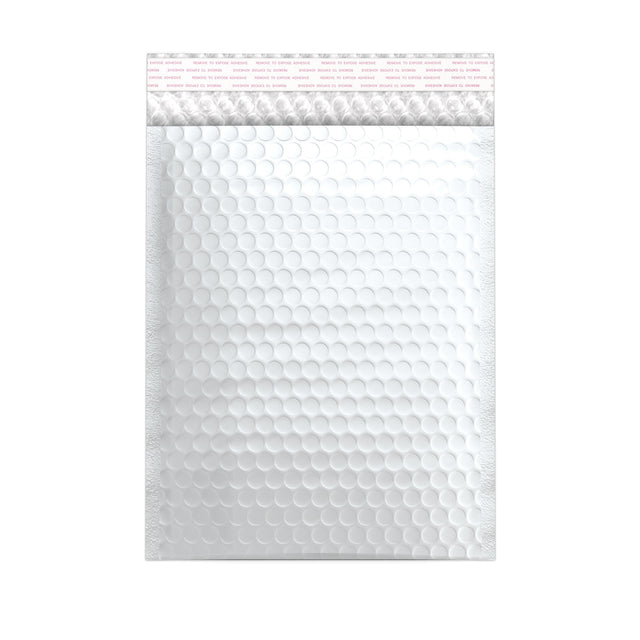 Matt Bubble Bag Mailers Silver 250 x 180 mm