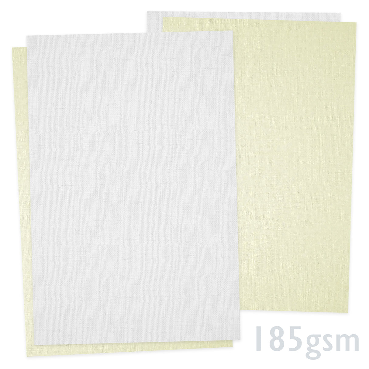 Papier s ľanovou textúrou 185g/m²