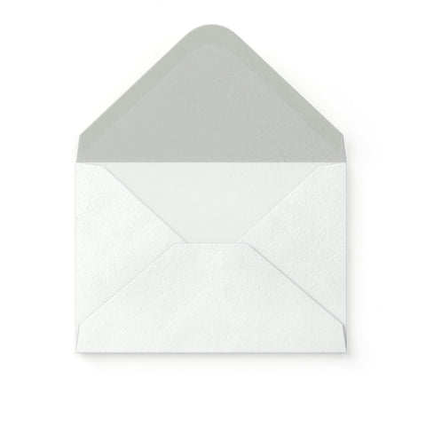 C6 White Hammer Gummed V-Flap Envelope (114 x 162mm)