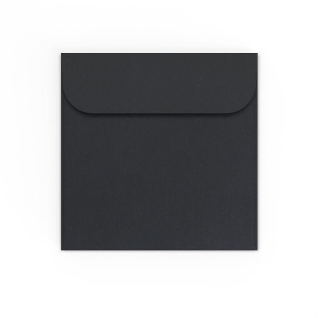 CD Window Envelopes Black 85 x 85 mm