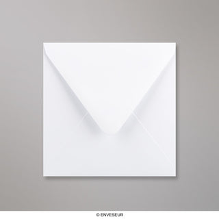 120x120 mm Biela obálka