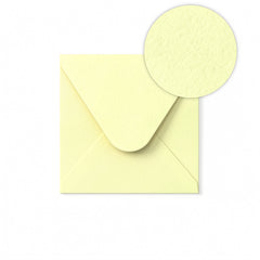 Slonovinová Obálka s kladivkovou štruktúrou 110 x 110 mm