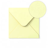 Slonovinová Obálka s kladivkovou štruktúrou 155x155 mm