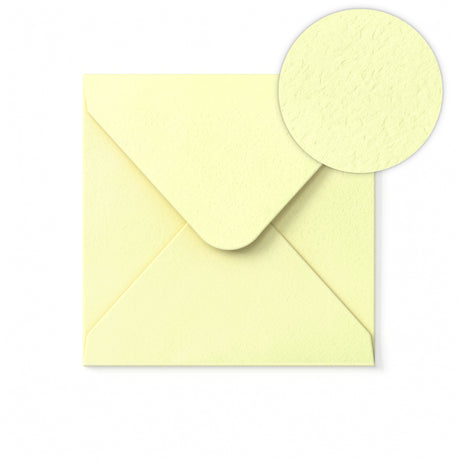 Slonovinová Obálka s kladivkovou štruktúrou 155x155 mm