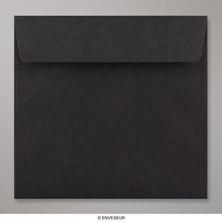 155x155 mm Čierna obálka