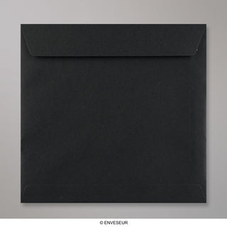 220x220 mm Čierna obálka