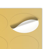 Oválne samolepiace etikety