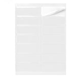 Obdĺžnikové samolepiace etikety