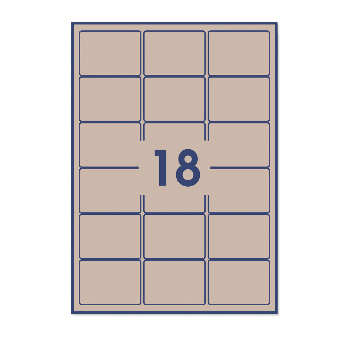 Obdĺžnikové samolepiace etikety