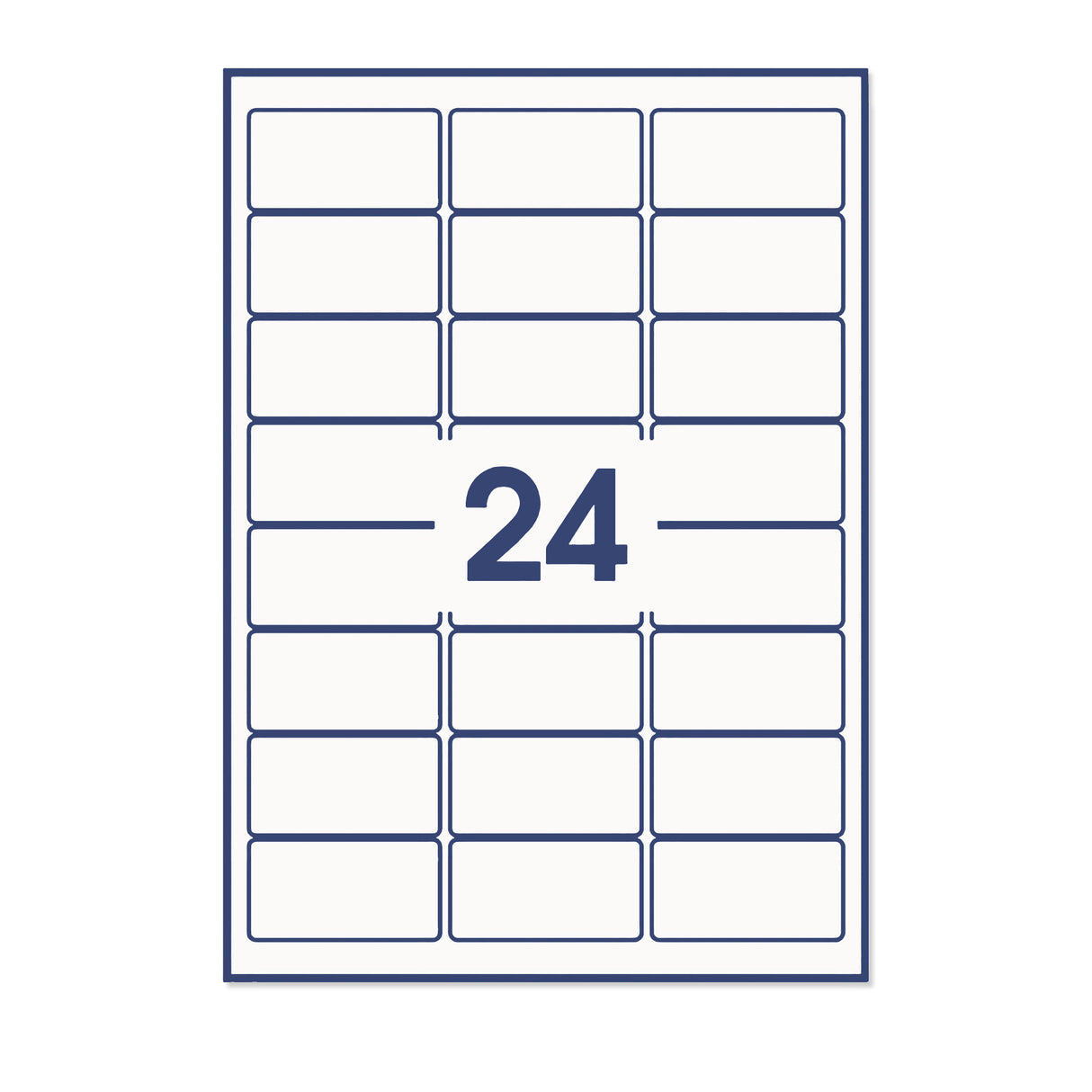 Obdĺžnikové samolepiace etikety