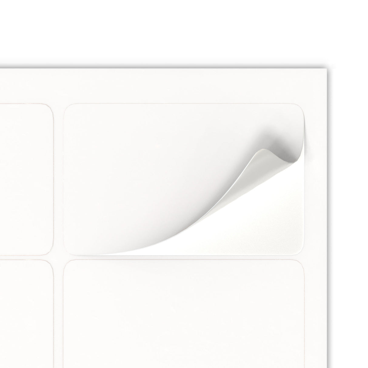 Obdĺžnikové samolepiace etikety