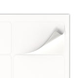 Obdĺžnikové samolepiace etikety