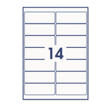 Obdĺžnikové samolepiace etikety