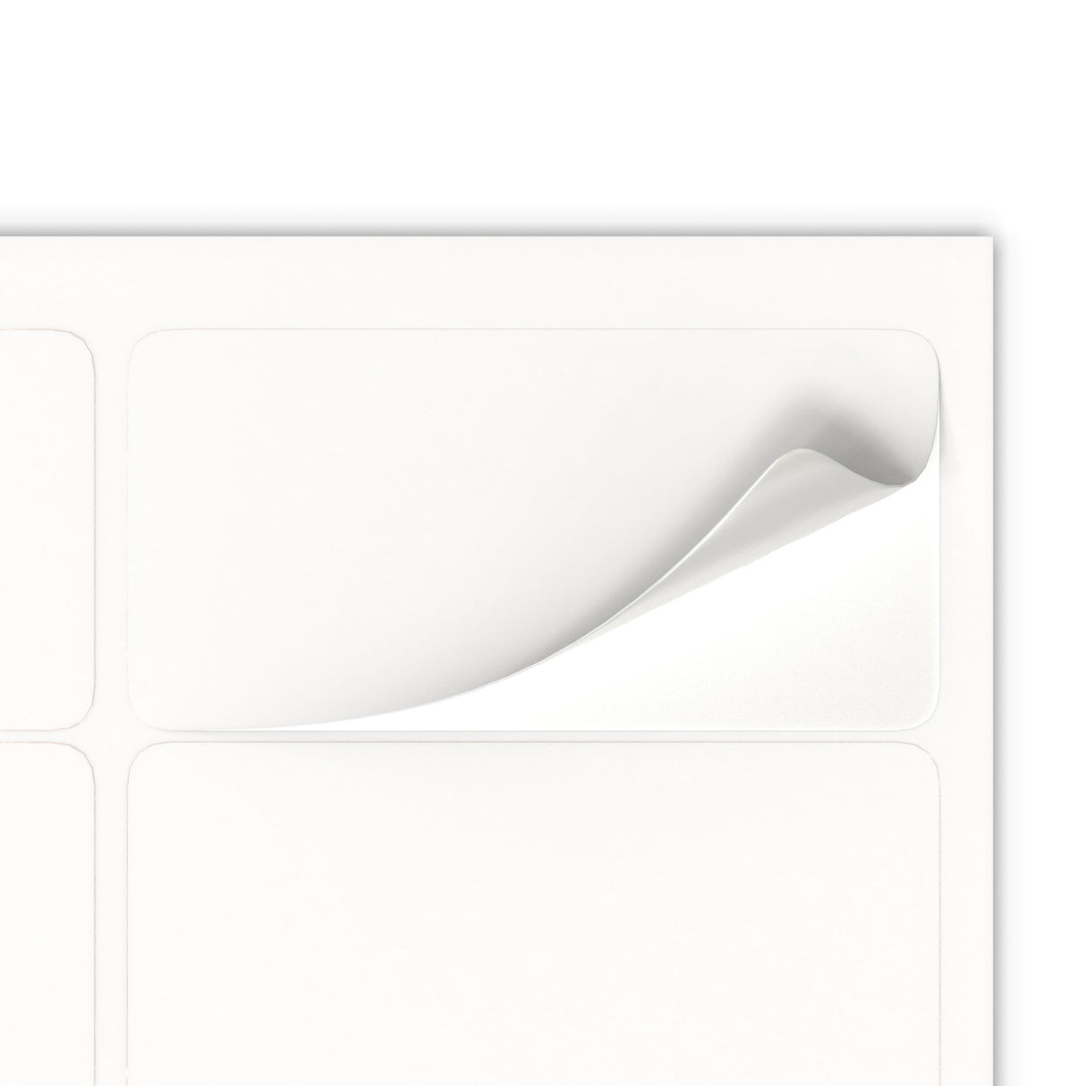 Obdĺžnikové samolepiace etikety