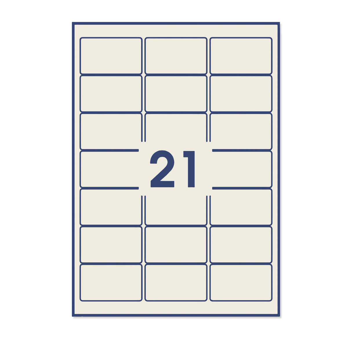 Obdĺžnikové samolepiace etikety