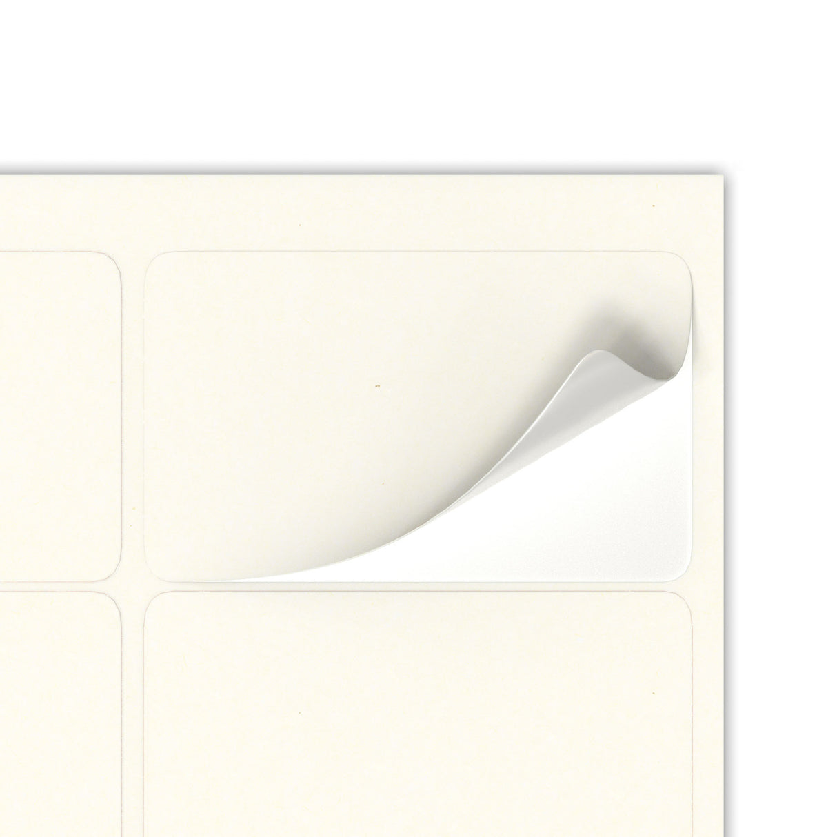 Obdĺžnikové samolepiace etikety