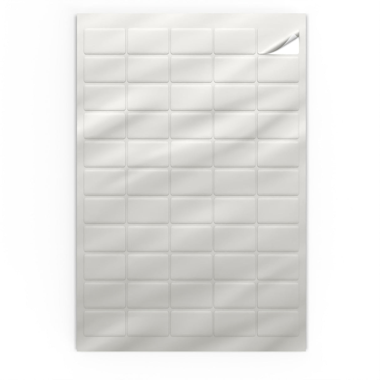 Obdĺžnikové samolepiace etikety