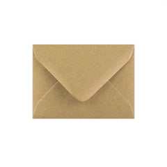 Kraft V-Flap Gummed Envelopes 110 Gsm Fleck 70 x 100 mm