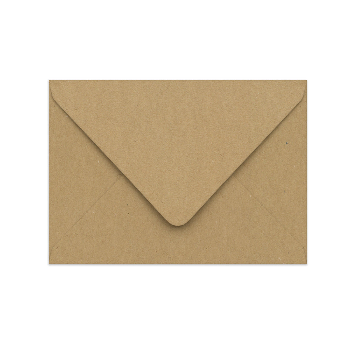 114x162 mm (C6) Recyklovaná hnedá kraftová obálka