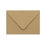 114x162 mm (C6) Recyklovaná hnedá kraftová obálka