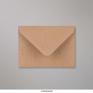82x113 mm (C7) Recyklovaná hnedá obálka