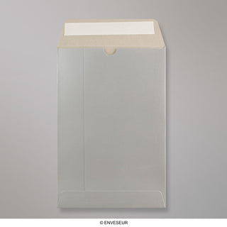 235x162 mm Strieborná celokartónová obálka