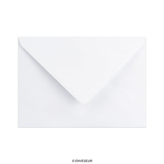 125x175 mm Biela hladká obálka
