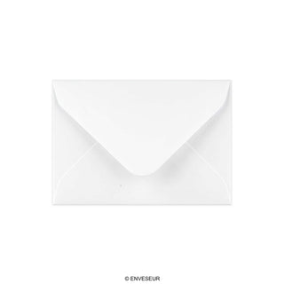 70x100 mm Biela hladká obálka
