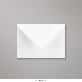 114x162 mm (C6) Biela hladká obálka