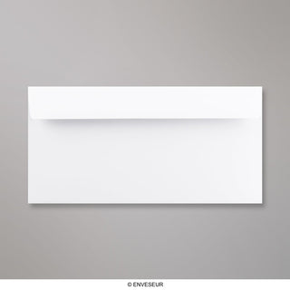 110x220 mm (DL) Biela hladká obálka