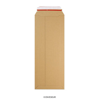 Kapacitná Obálka na Knihy z Vlnitej Lepenky Typu F 480x195 mm