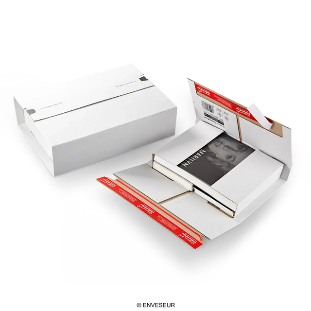 Book Wrap Mailers White 305 x 230 mm