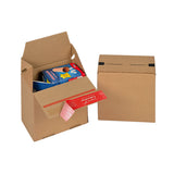 Kartónová krabica so samolepiacim prúžokom na prepravu