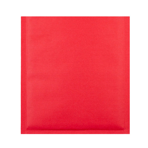 Coloured Kraft Paper Bubble Bag Mailers Red 230 x 230 mm