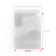 Cello Bags (Non-Header) Clear 175 x 129 mm