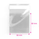 Cello Bags (Non-Header) Clear 68 x 68 mm