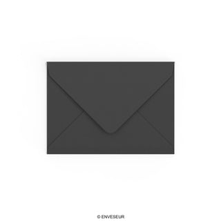 Čierna obálka 133x184 mm
