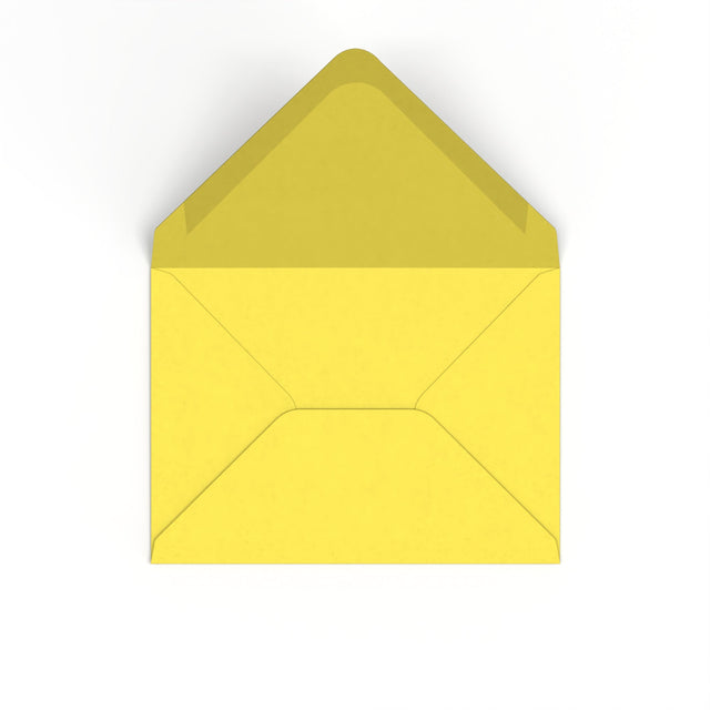 Sunflower Yellow British Made Gummed Envelope (133 x 184mm)